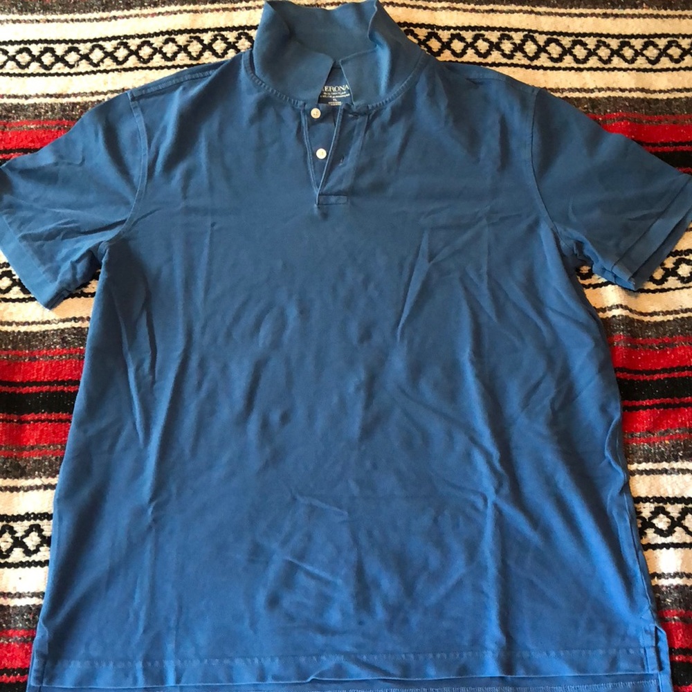 Men’s Polo Shirt//Merona Brand//Size XL//Blue